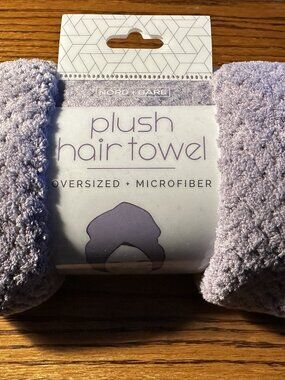 NORD + BARE Oversized Plush Microfiber Hair Towel